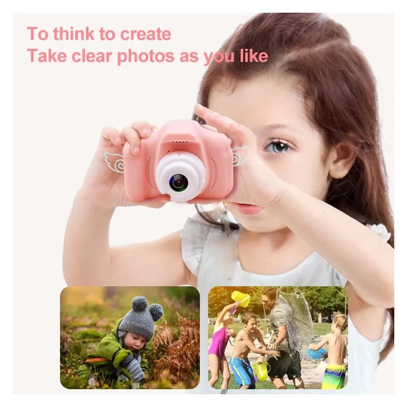 Appareil Photo Enfant HD Écran LCD 2.0 Pouces 1080p Vert