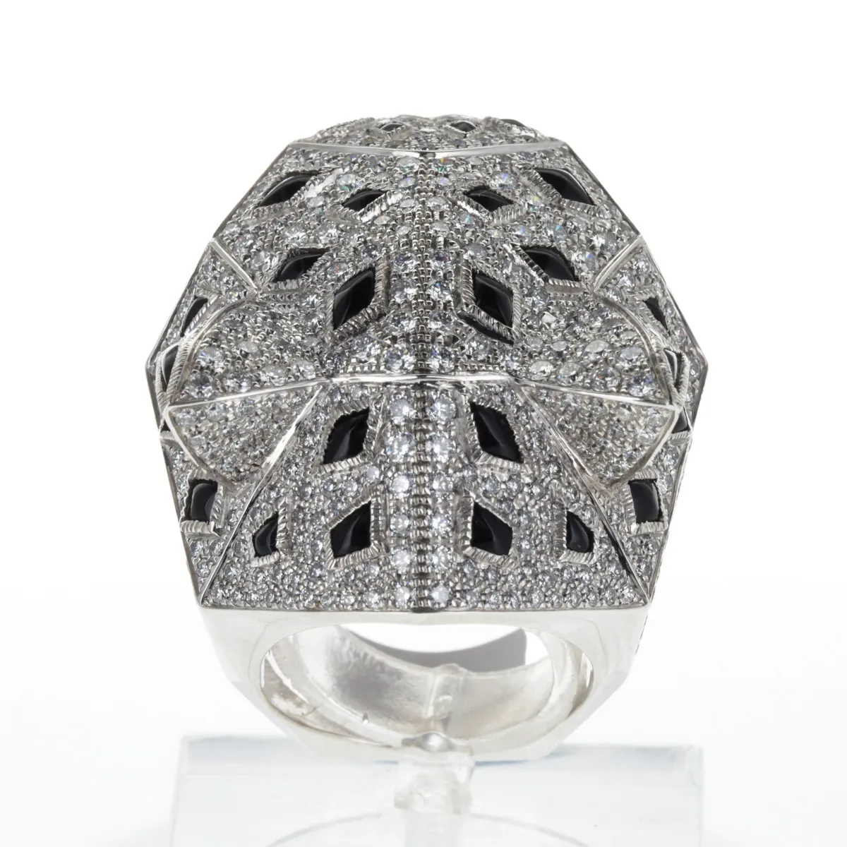 Bague Panthère De Cartier Or Blanc et Diamants - Francine Joaillerie
