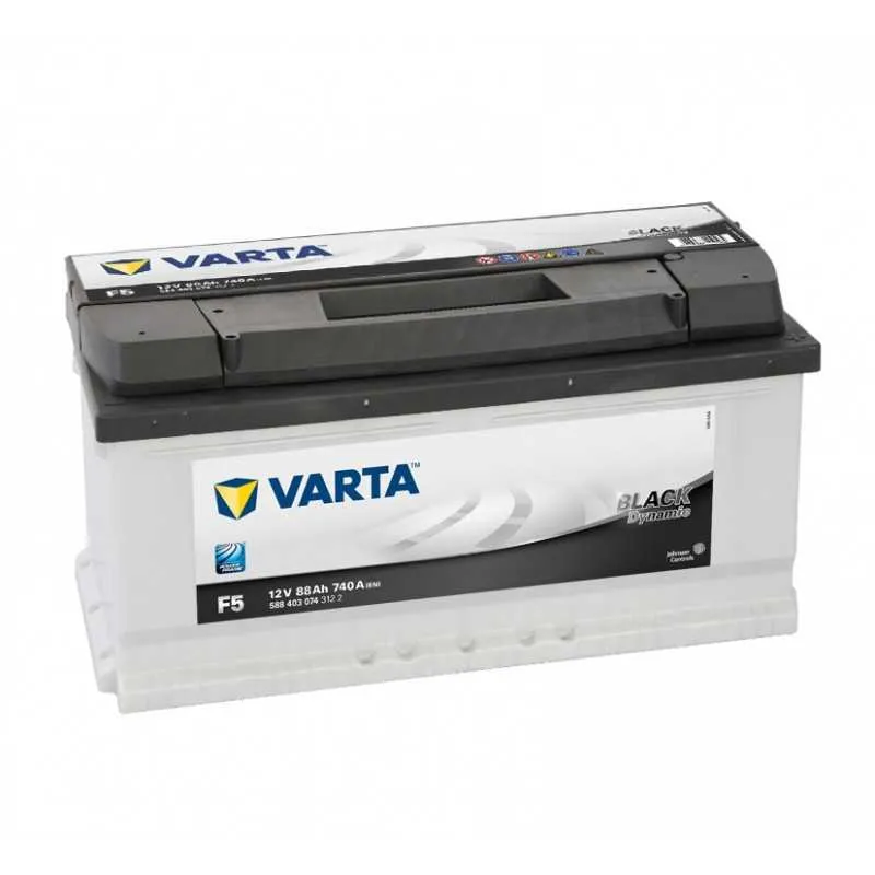 BATTERIE VARTA BLACK DYNAMIC F5 12V 88AH 740A (EN) 588403V
