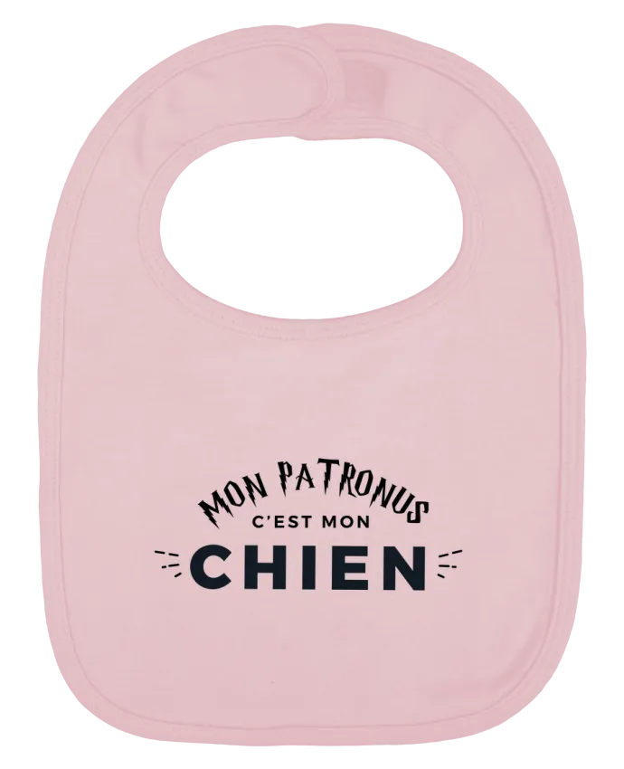 Bavoir bébé uni Mon Patronus c'est mon chien par Nana