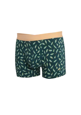BILLYBELT  Boxer en coton biologique banana leaf - Vert