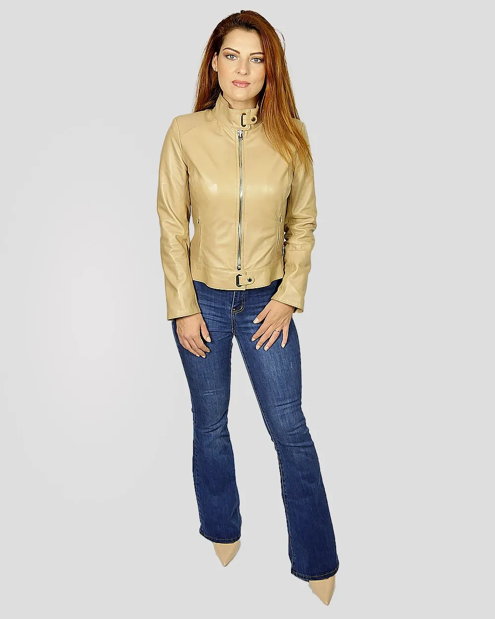 BLOUSON CUIR AGNEAU