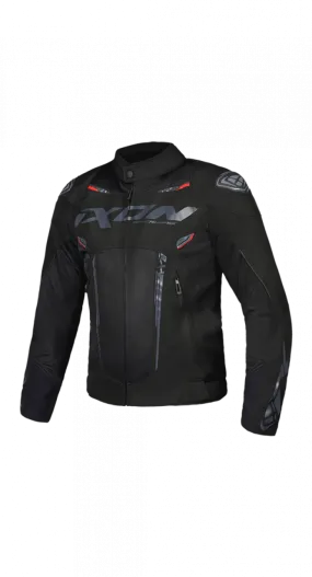 Blouson extrêmement ventilé au taillant sport, inspiré des produits cuir racing