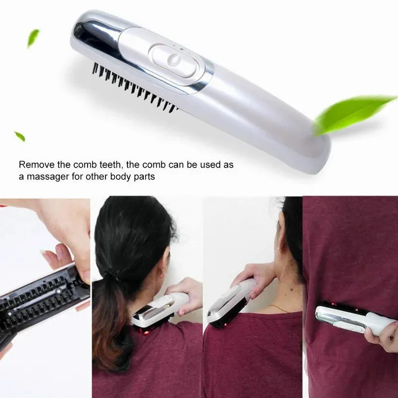 Brosse vibrante pour massage du cuir chevelu