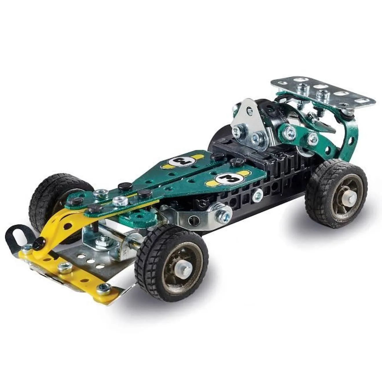 Cabriolet 5 en 1 - MECCANO - Rétro friction - Jeu de construction vert - Meccano