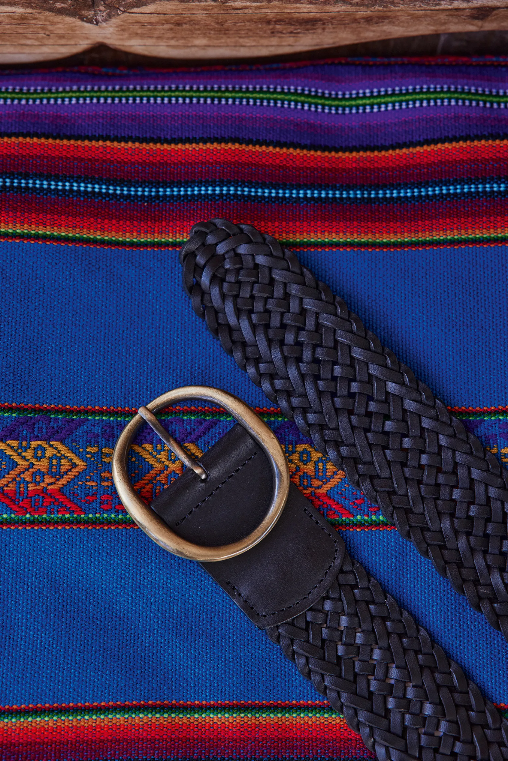 Ceinture en cuir tressé Eloise LEATHER | Maison 123
