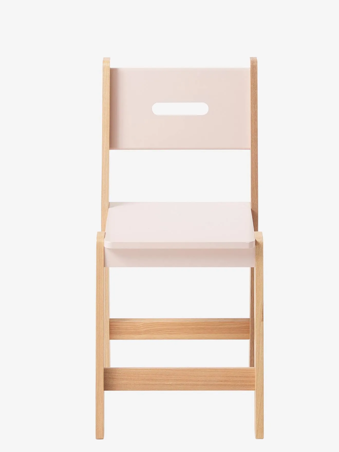 Chaise enfant, assise H 45 cm LIGNE ARCHITEKT vert/bois - Vertbaudet
