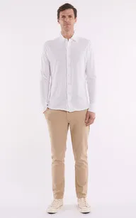 Chemise manches longues blanc Les garçons faciles - La Canadienne - T-shirts / Polos / Chemises Textile Blanc