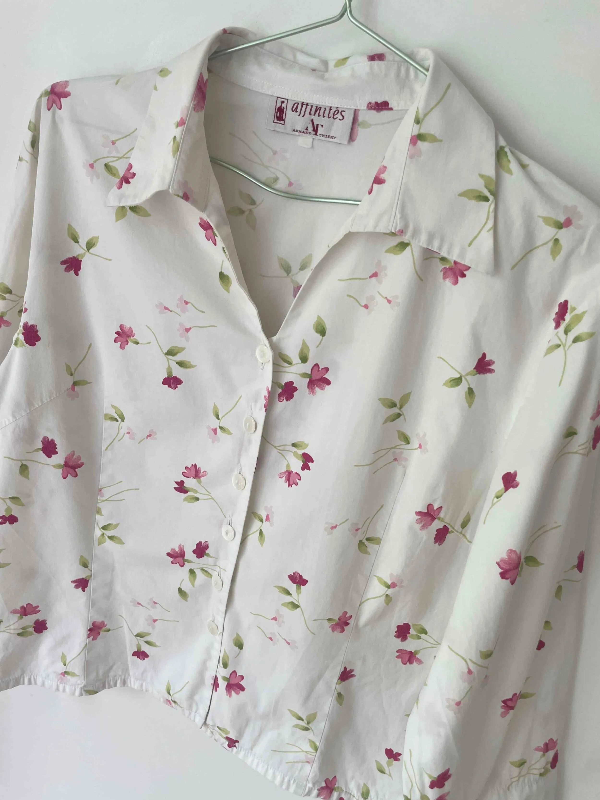 Chemise à fleurs