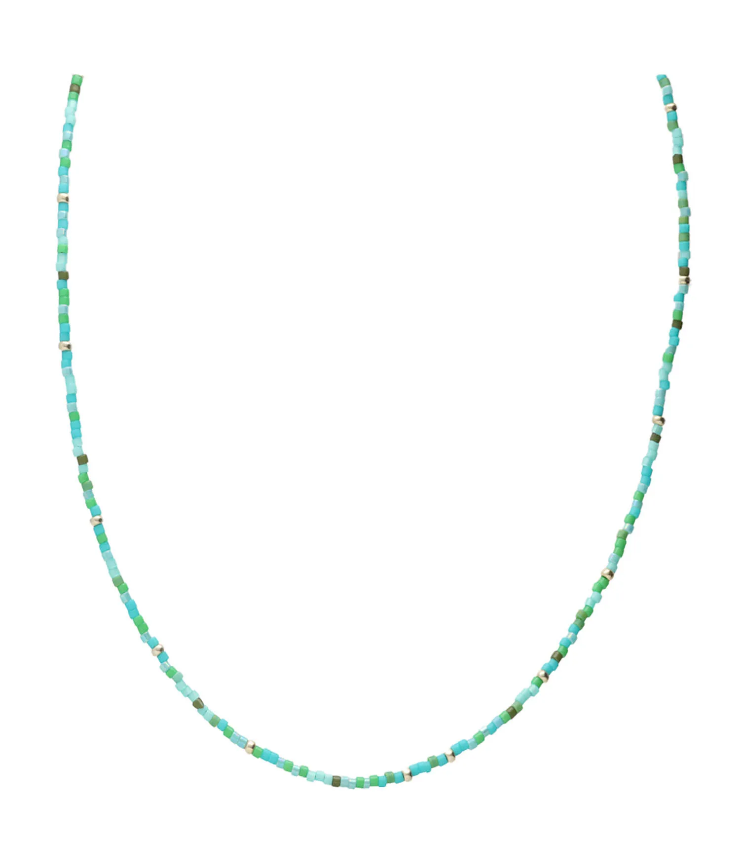 Collier Miyuki Turquoise Nathalie Guinochet - Jane de Boy