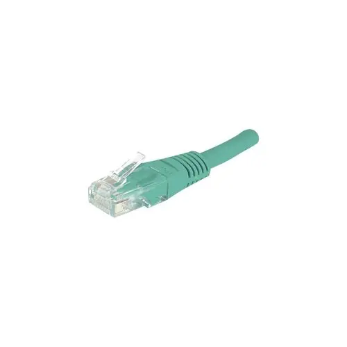 Cordon RJ45 categorie 6 U/UTP vert - 10m