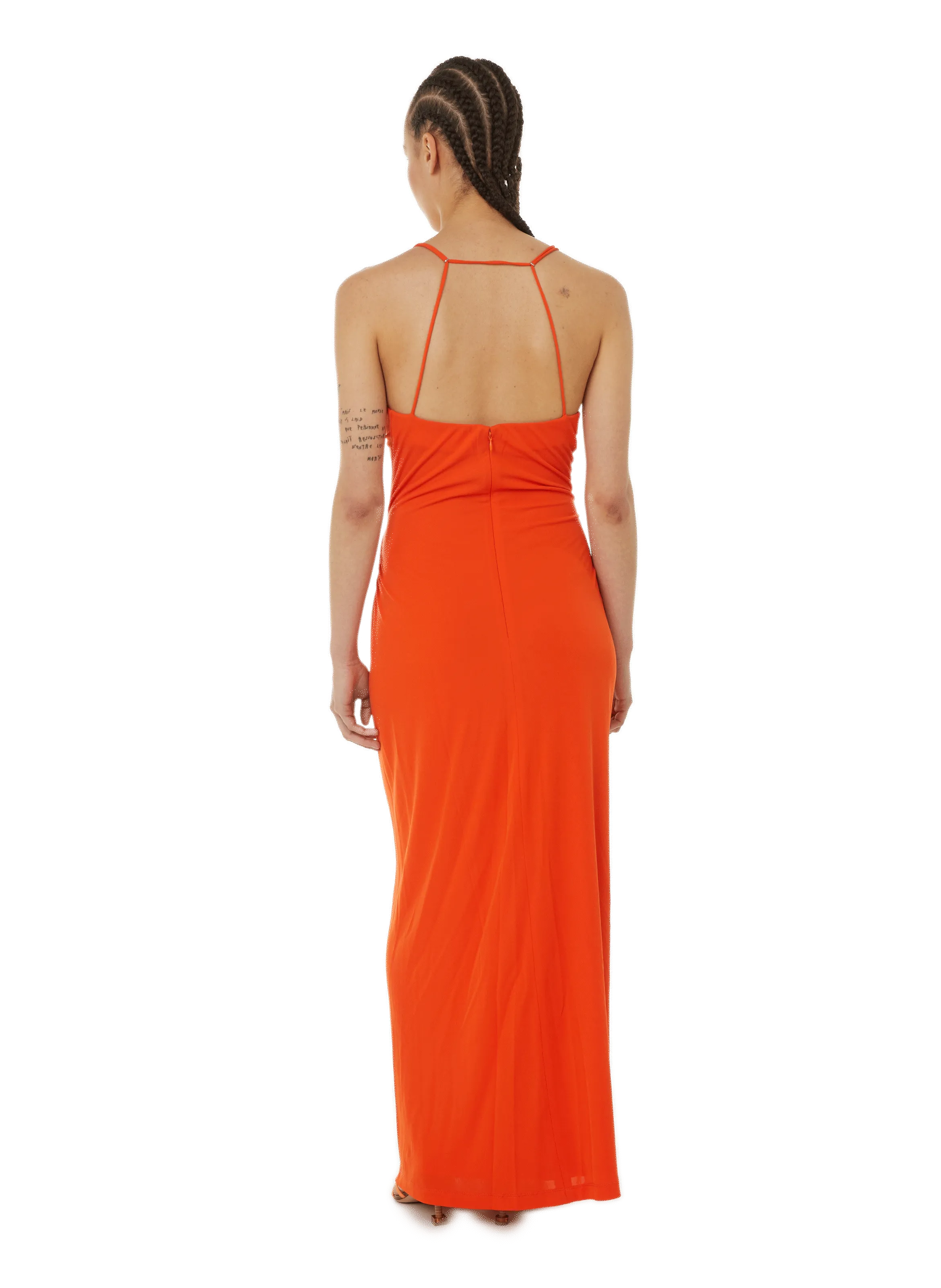 DION LEE  Robe longue fluide - Orange