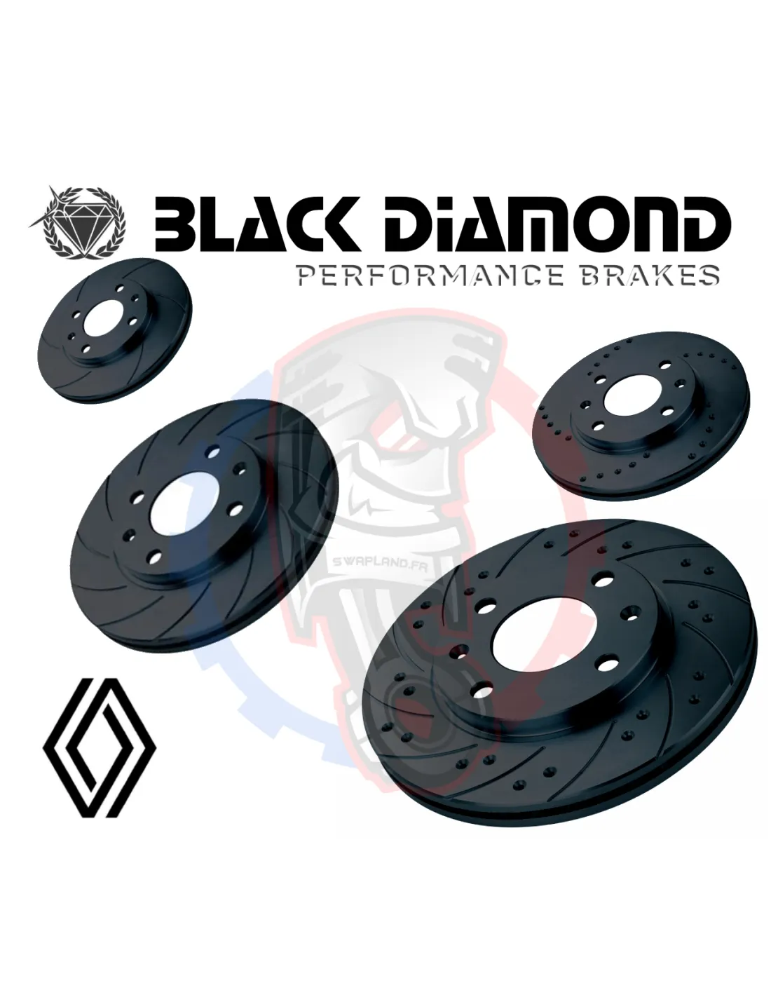 Disques de frein Black diamond pour RENAULT Avantime 