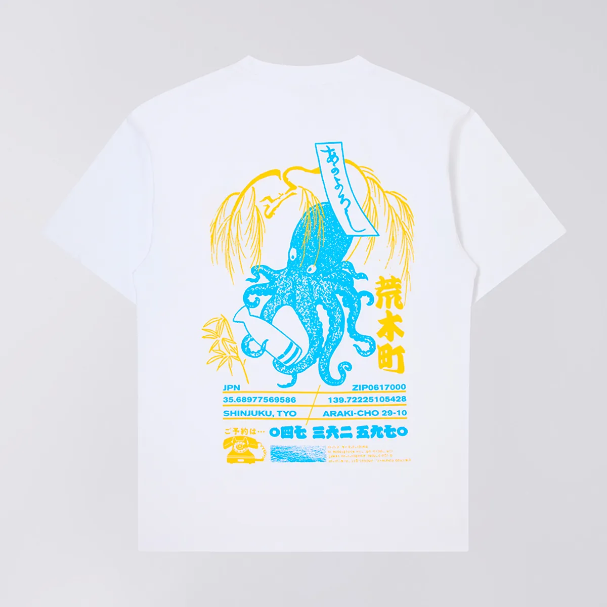 Edwin . Drink Mood Tee Shirt . White — Le Shop Nîmes