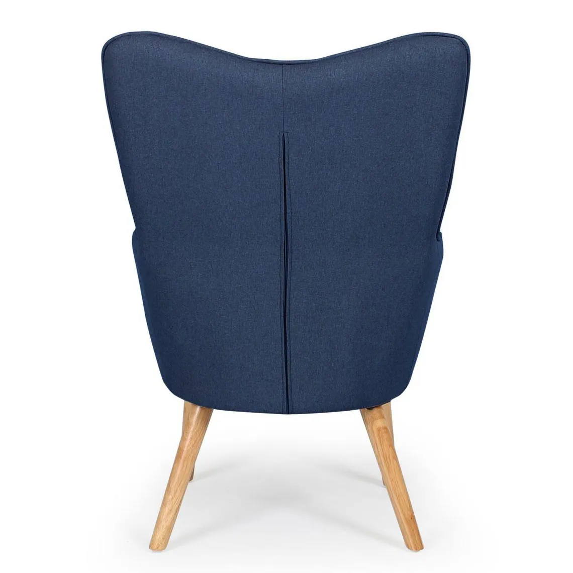 Fauteuil scandinave Tissu Bleu KYLAR | Fauteuil 3 SUISSES