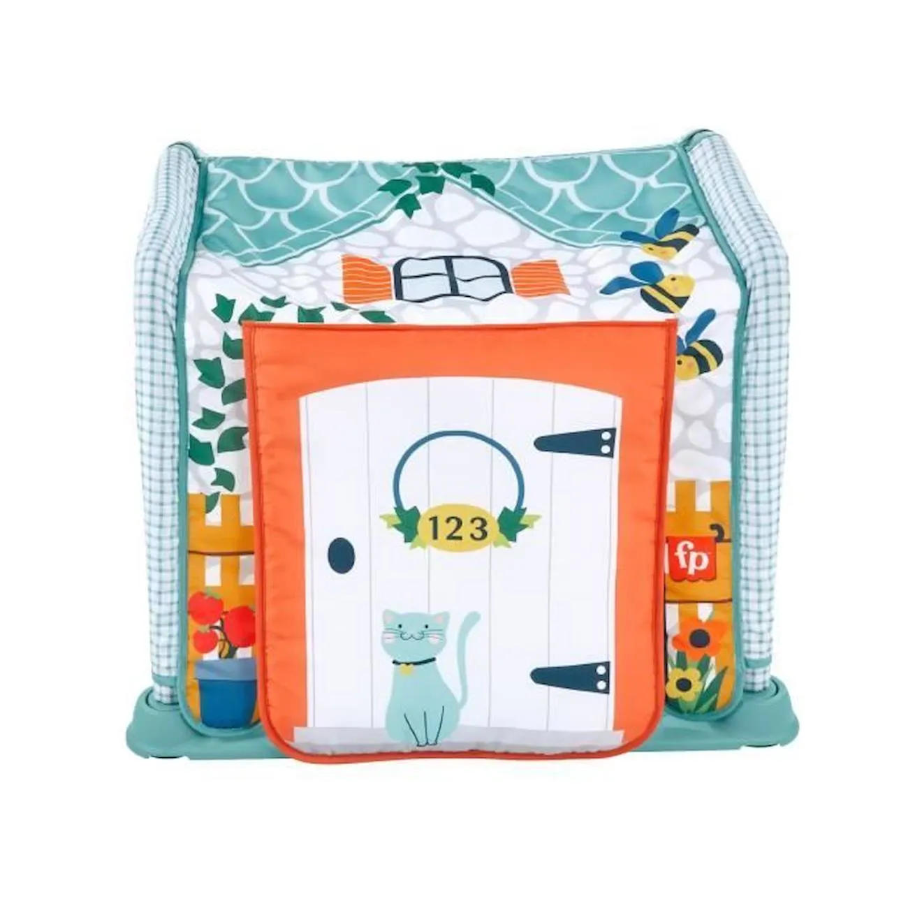Fisher-Price - Mon Tapis - Cabane 3 En 1 - jouet naissance 1er age - 0 mois et + HJK45 vert - Fisher Price