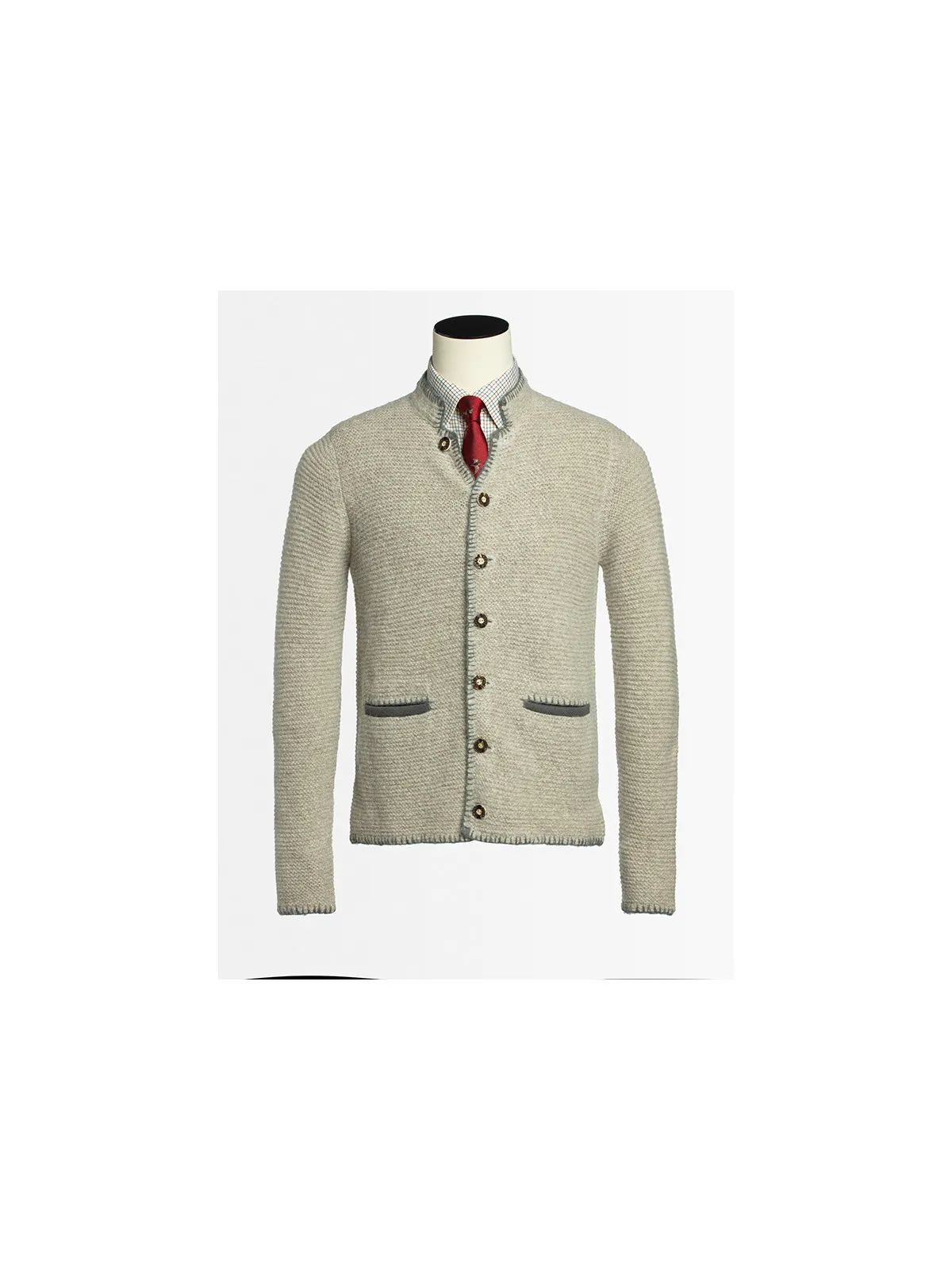 Gilet autrichien en laine & cachemire