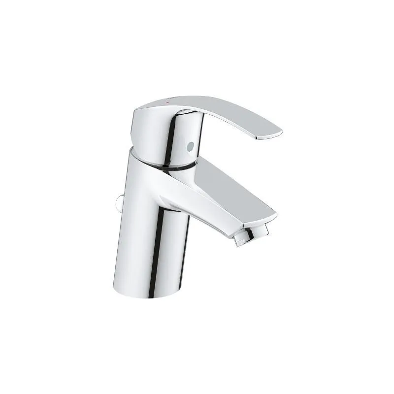 Grohe Eurosmart mitigeur monocommande ½" pour lavabo, vidage à tirette, chromé: 33265002