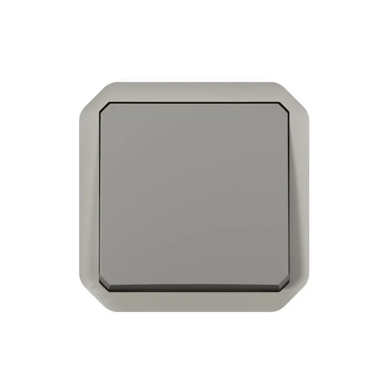 Interrupteur ou va-et-vient Plexo composable - gris (070040)