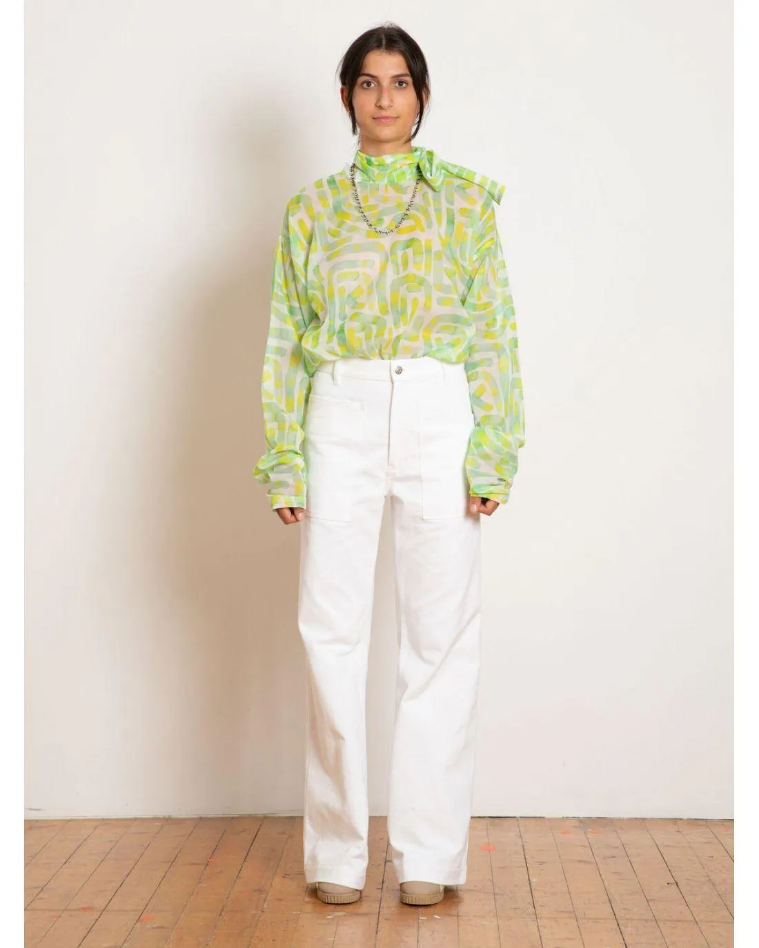 JEAN NEIL HIGHWAISTED WIDE LEG WHITE DENIM - La Fetiche | Chez Maman Rouen