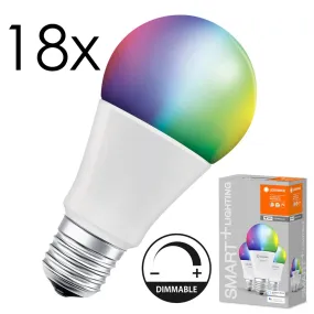 Luminaires Ledvance E27 LED 9 Watt CCT (couleurs réglables) dimmable 806 Lumen