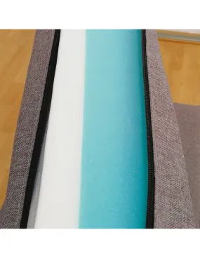 matelas-banquettes 1 élément (lxl) 180-200 cm x 80-110 cm hr28 + épaisseur 5cm