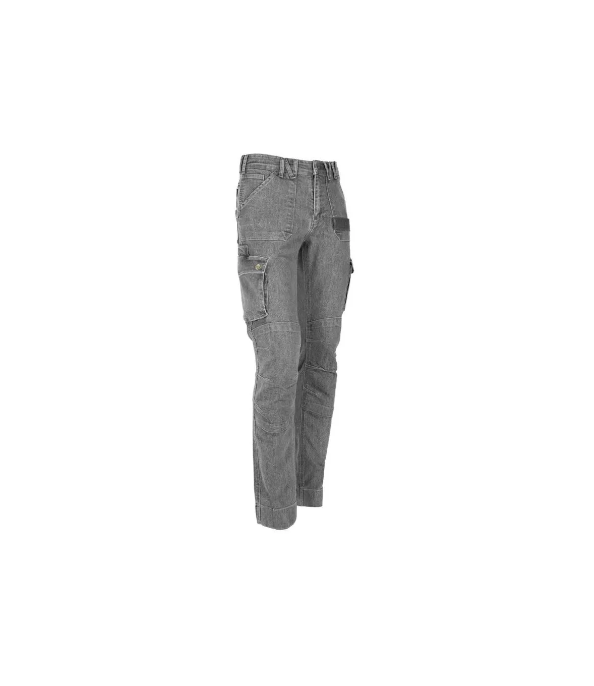 Pantalon de travail multipoches Usain gris - Nine Worths by North Ways