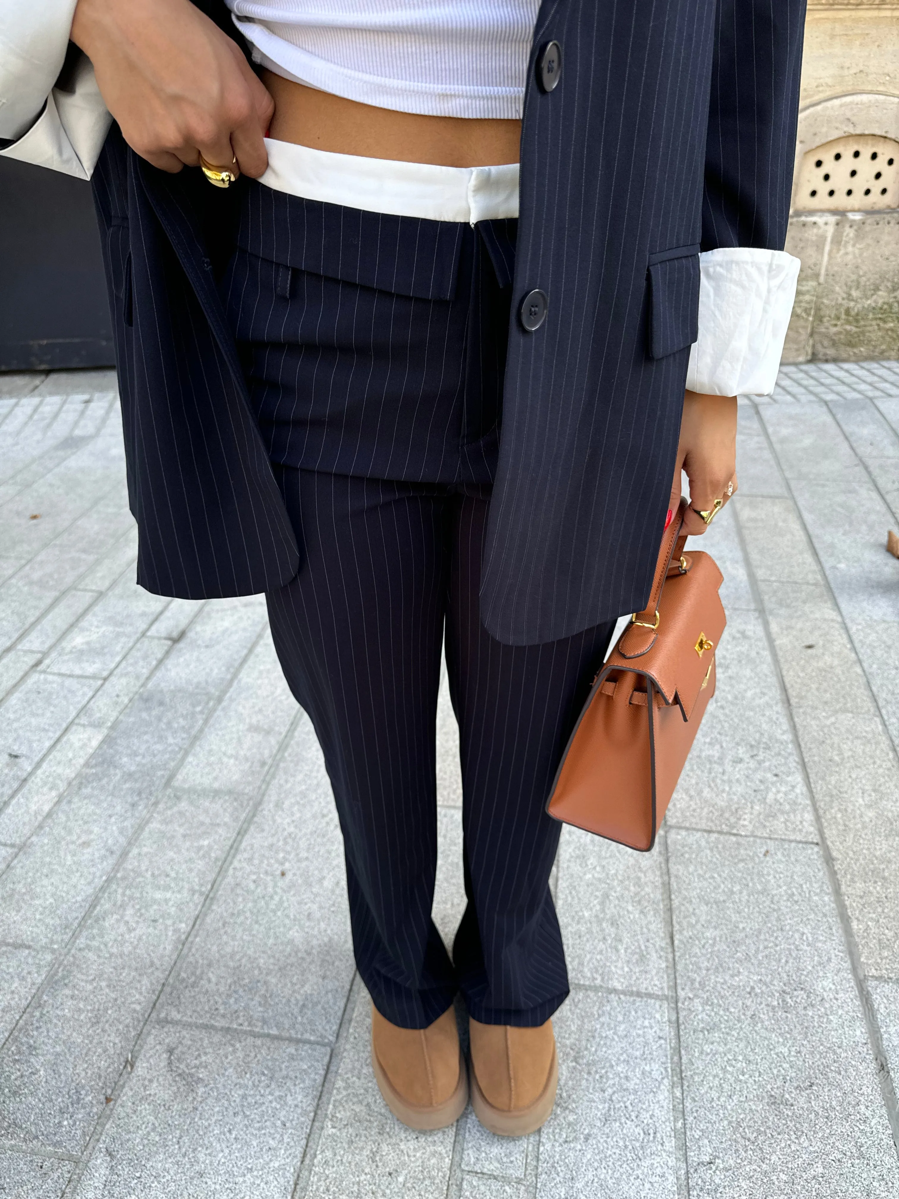 Pantalon GOOD bleu marine (V2427)