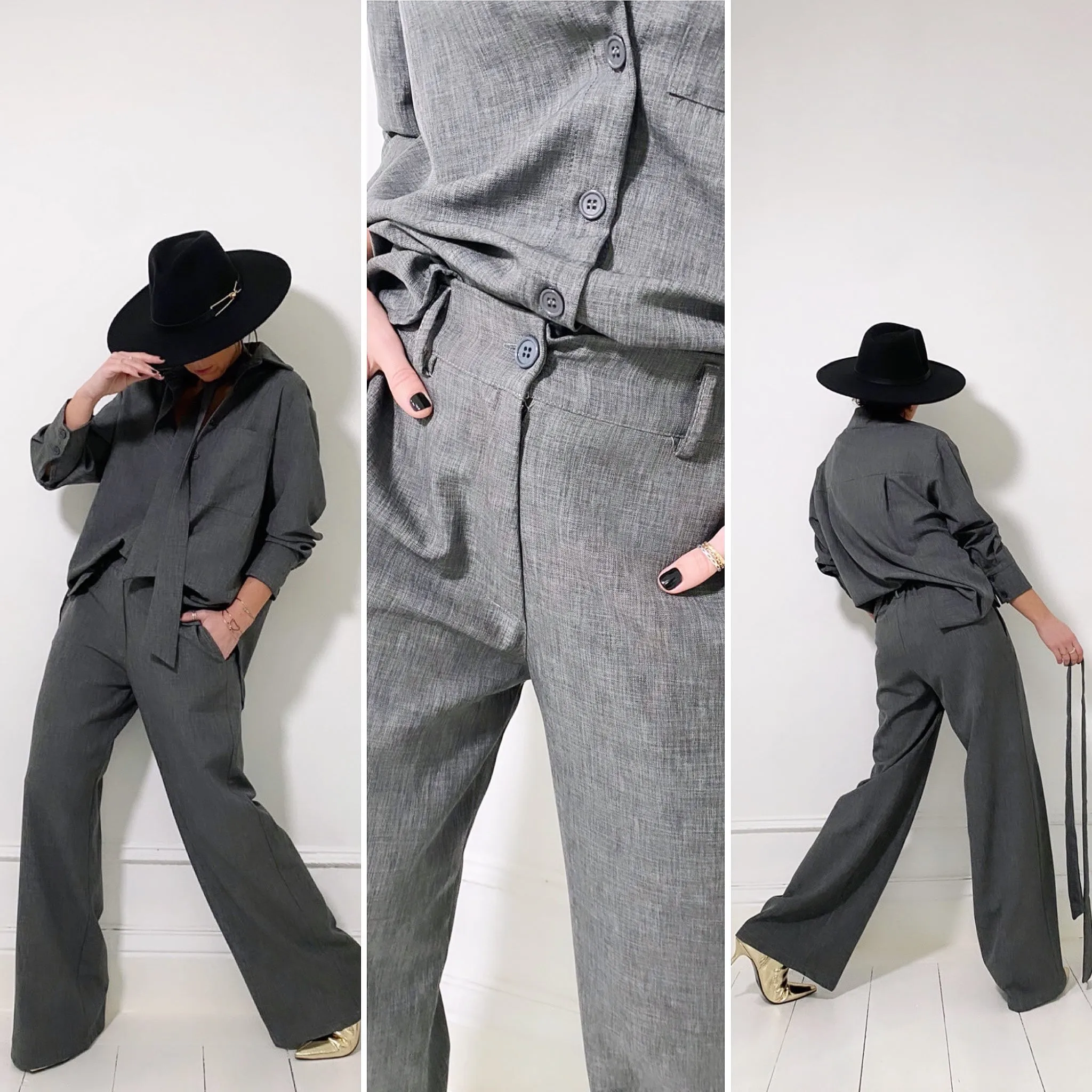 Pantalon gris casual