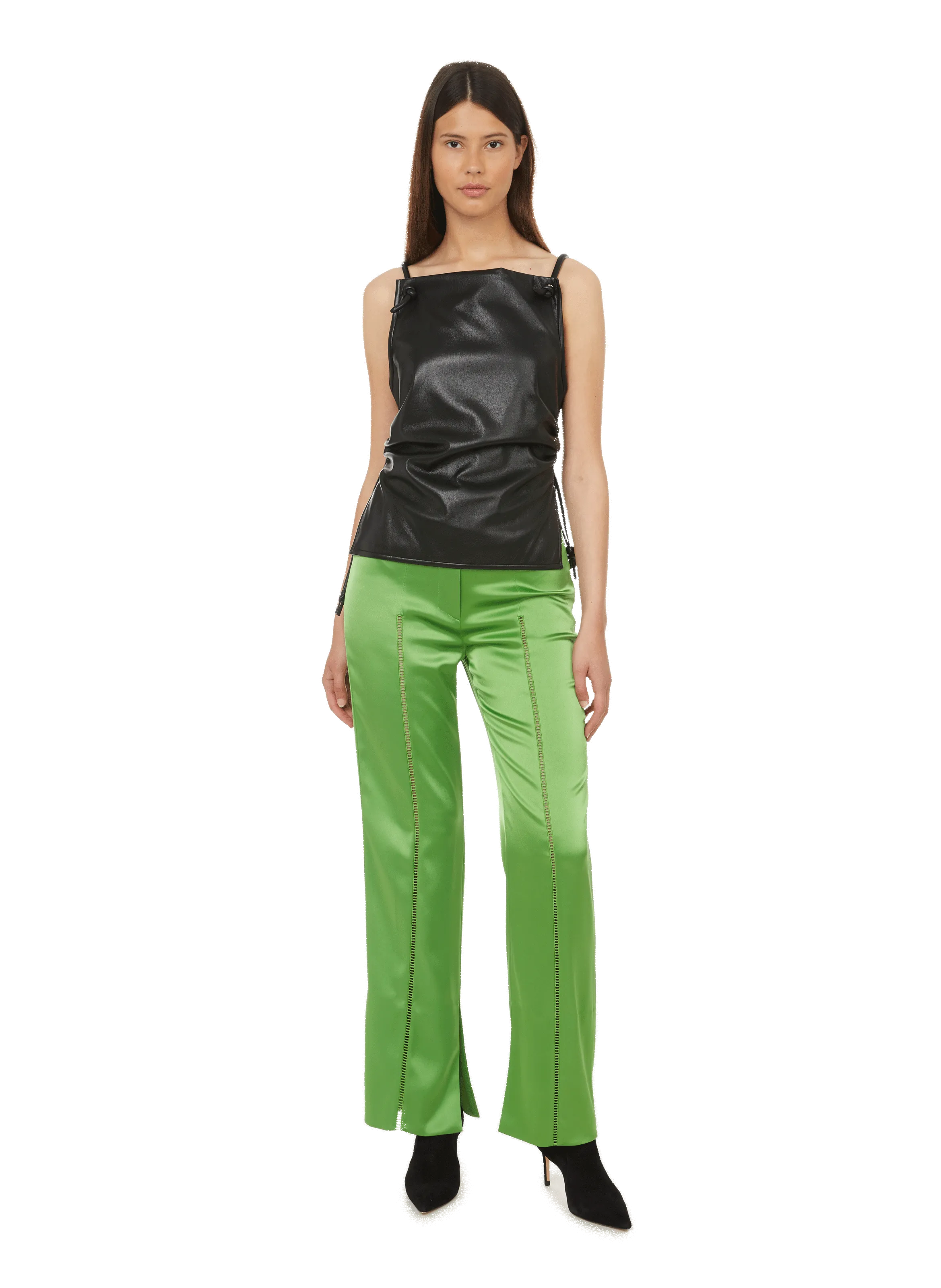 PANTALON MIKKI SATINé - NANUSHKA pour FEMME | Printemps