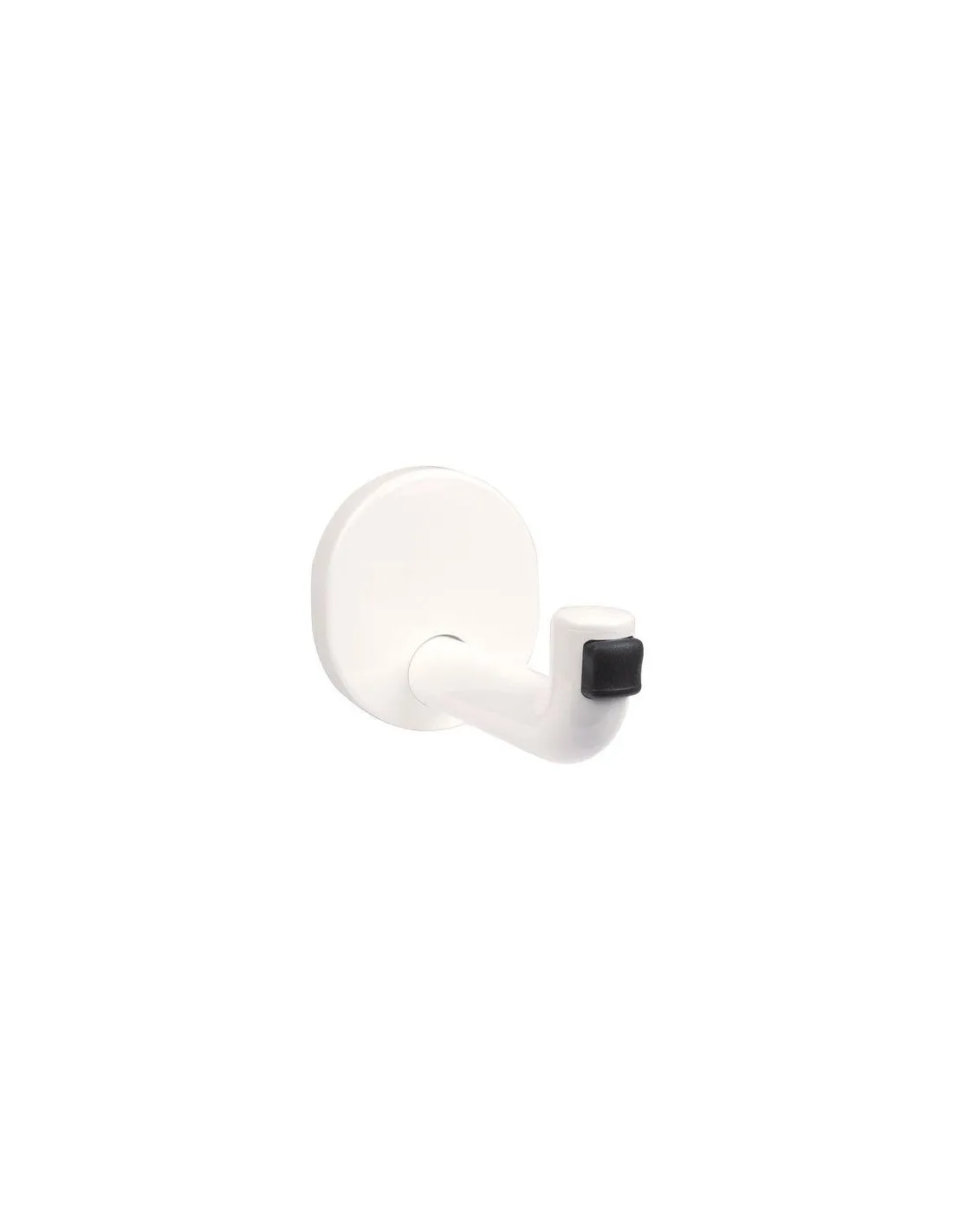 Patère nylon TSTH78 Blanc avec butée NORMBAU 0340010019