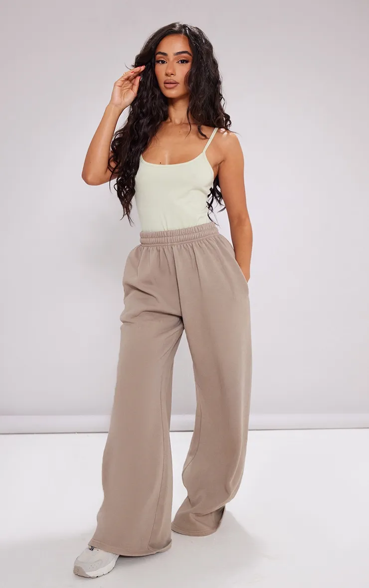 Petite Jogging large beige oversize délavé