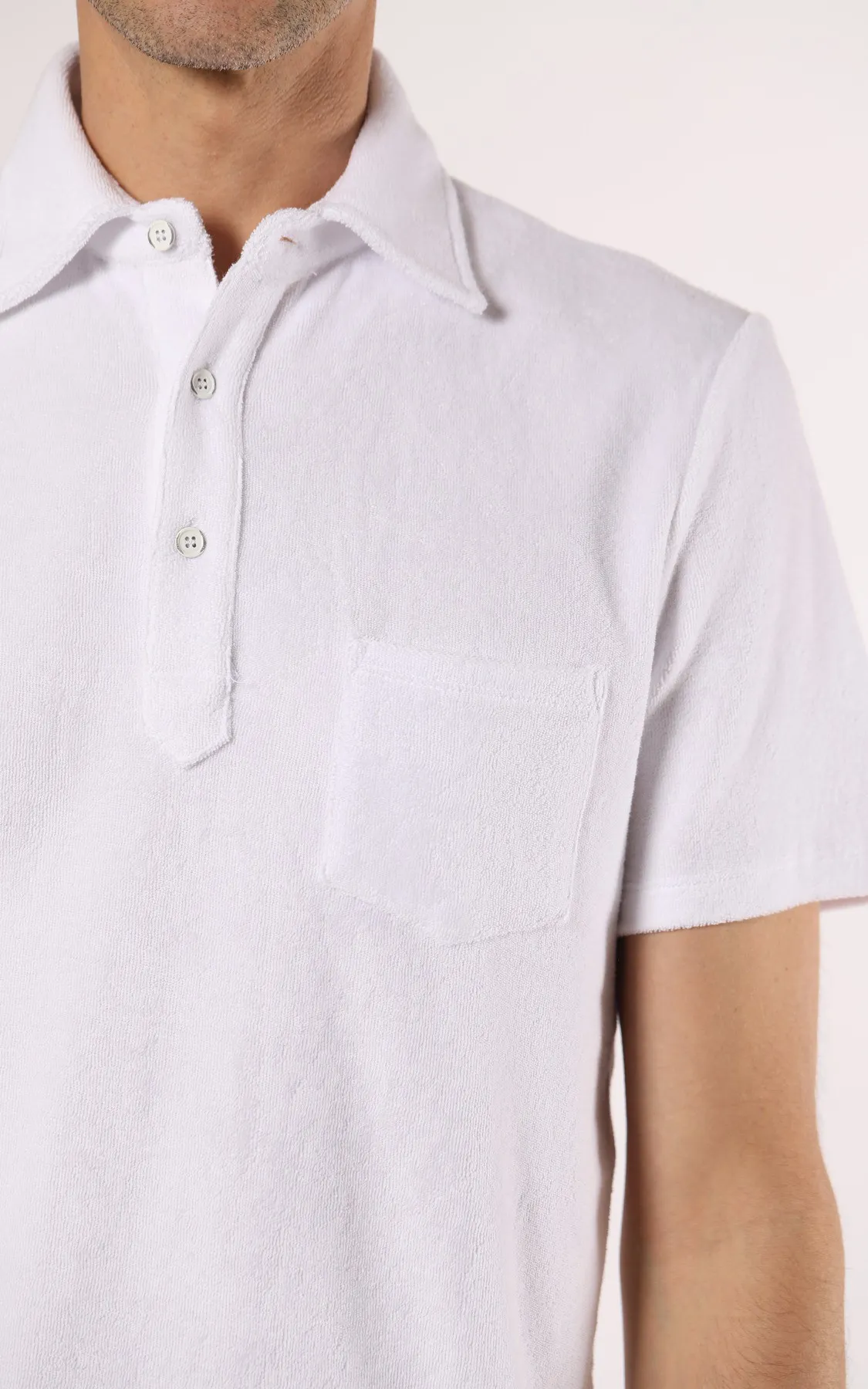 Polo coton blanc Les garçons faciles | La Canadienne