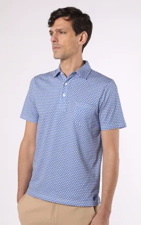 Polo coton motif bleu Les garçons faciles | La Canadienne