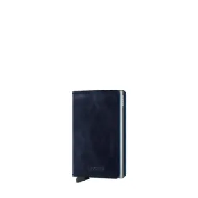 Porte-cartes Secrid Slimwallet Vintage anti-RFID 10.2 cm Blue - Bleu
