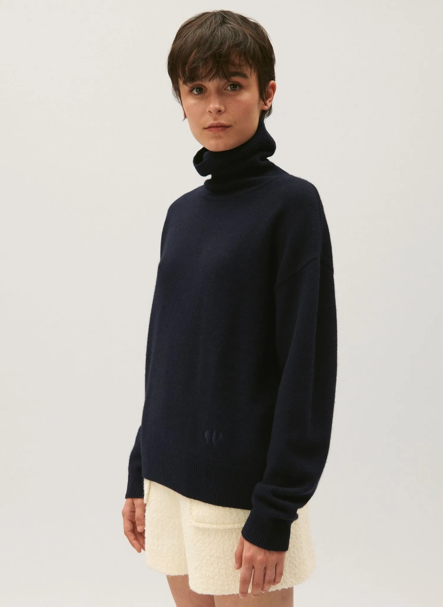 PULL COL ROULé DROIT EN CACHEMIRE - CLAUDIE PIERLOT pour FEMME | Printemps
