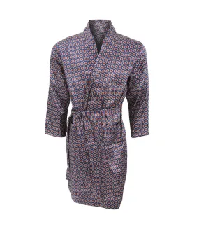 Robe de chambre légère traditionnelle homme bleu marine Universal Textiles