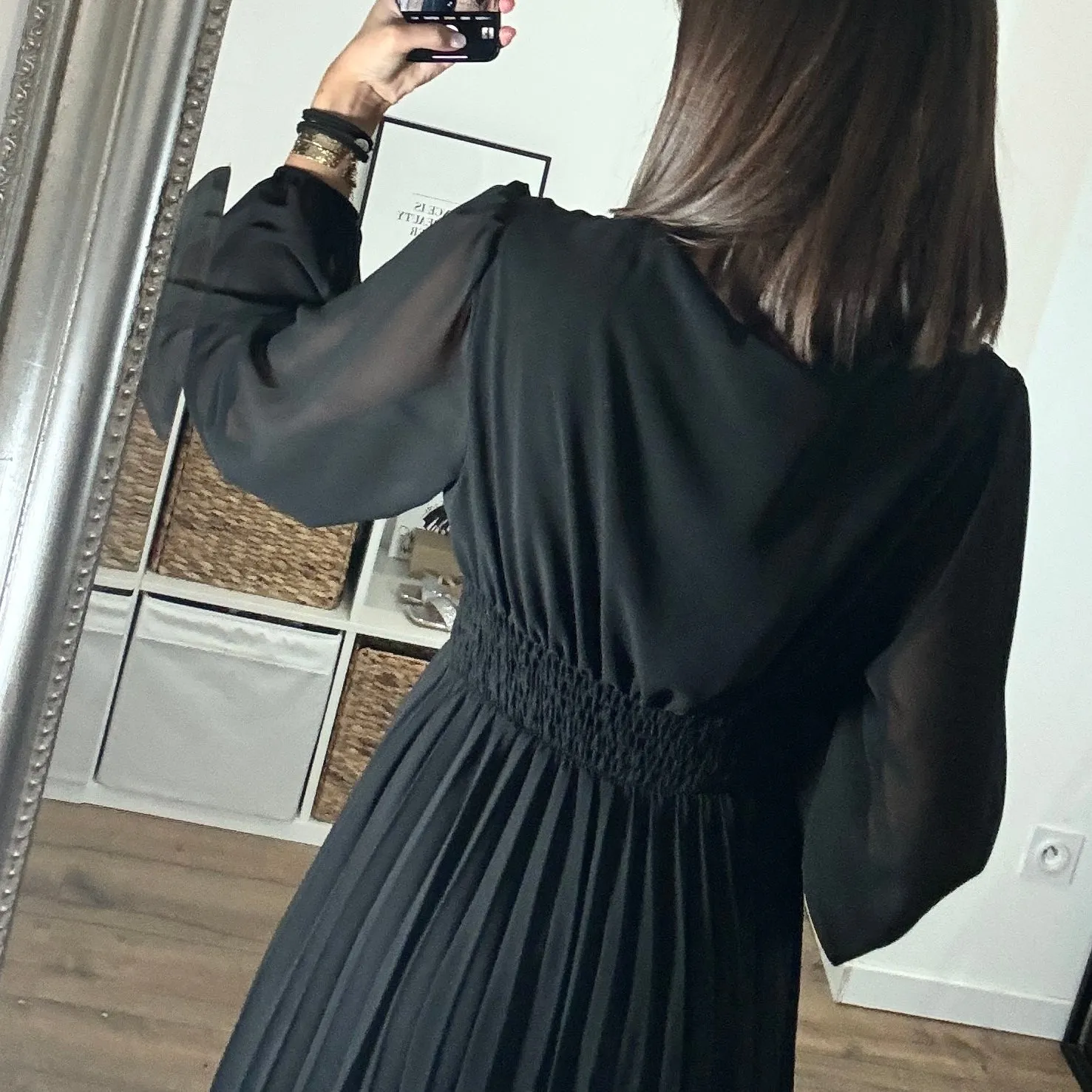 ROBE LONGUE NOIRE KARENA