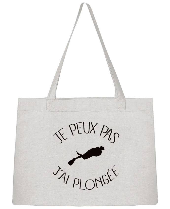 Sac Shopping Je peux pas j'ai plongée par Freeyourshirt.com