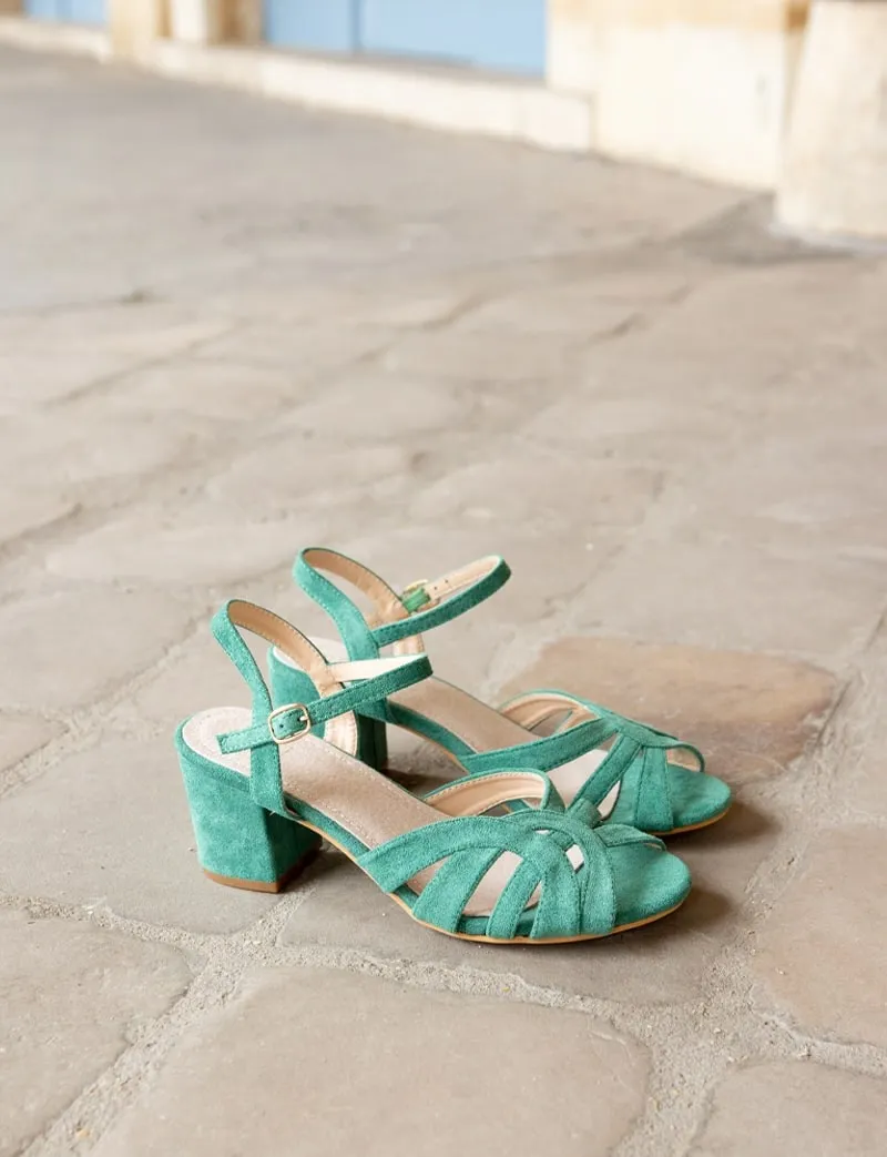 Sandales vertes Gaya