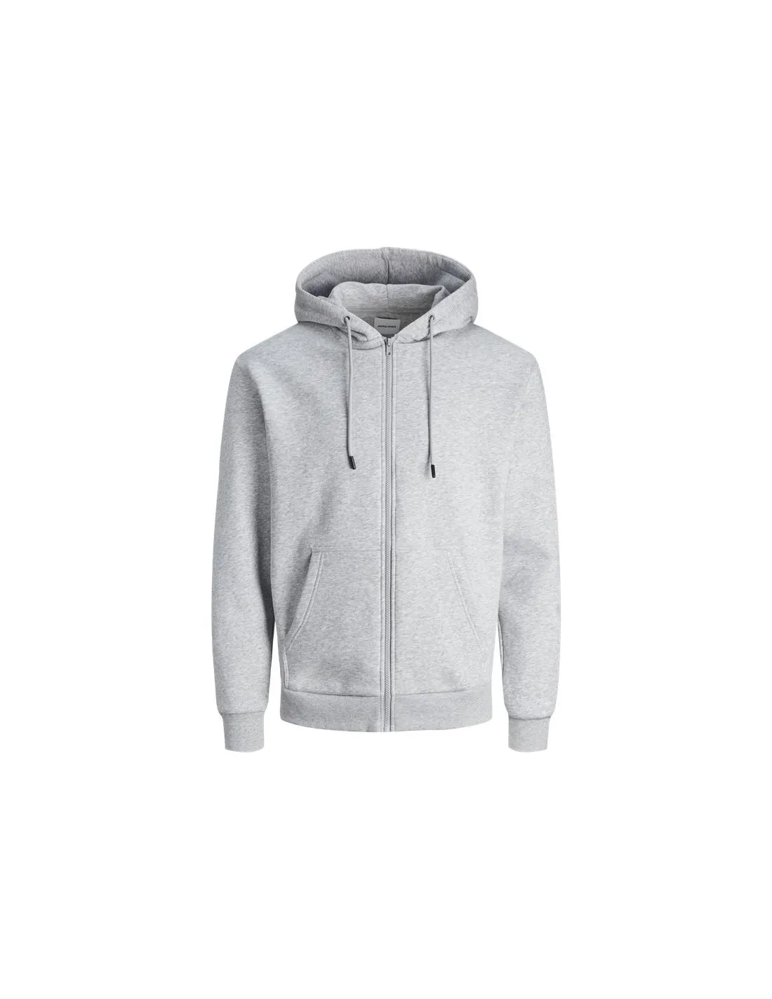 Sweat Homme Jack & Jones ebradley Zip Gris clair Mélange