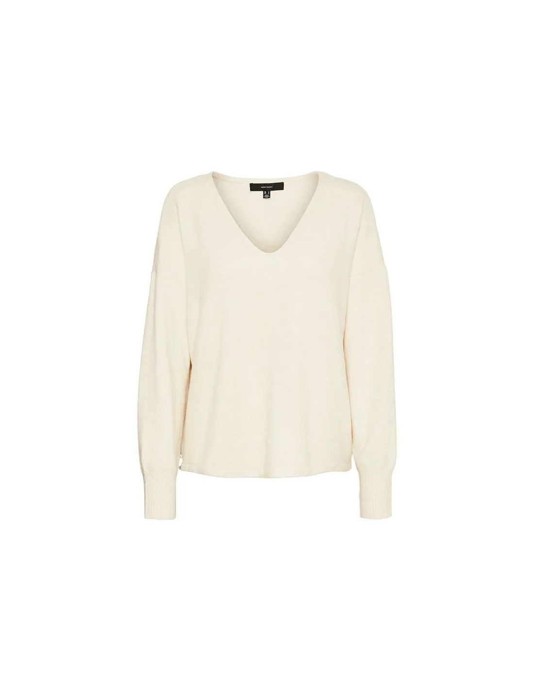 Sweat Vero Moda doffy col V Birch Femme