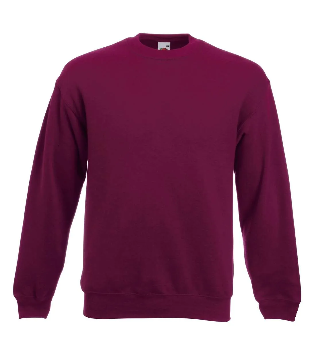 Sweatshirt homme bordeaux Fruit of the Loom