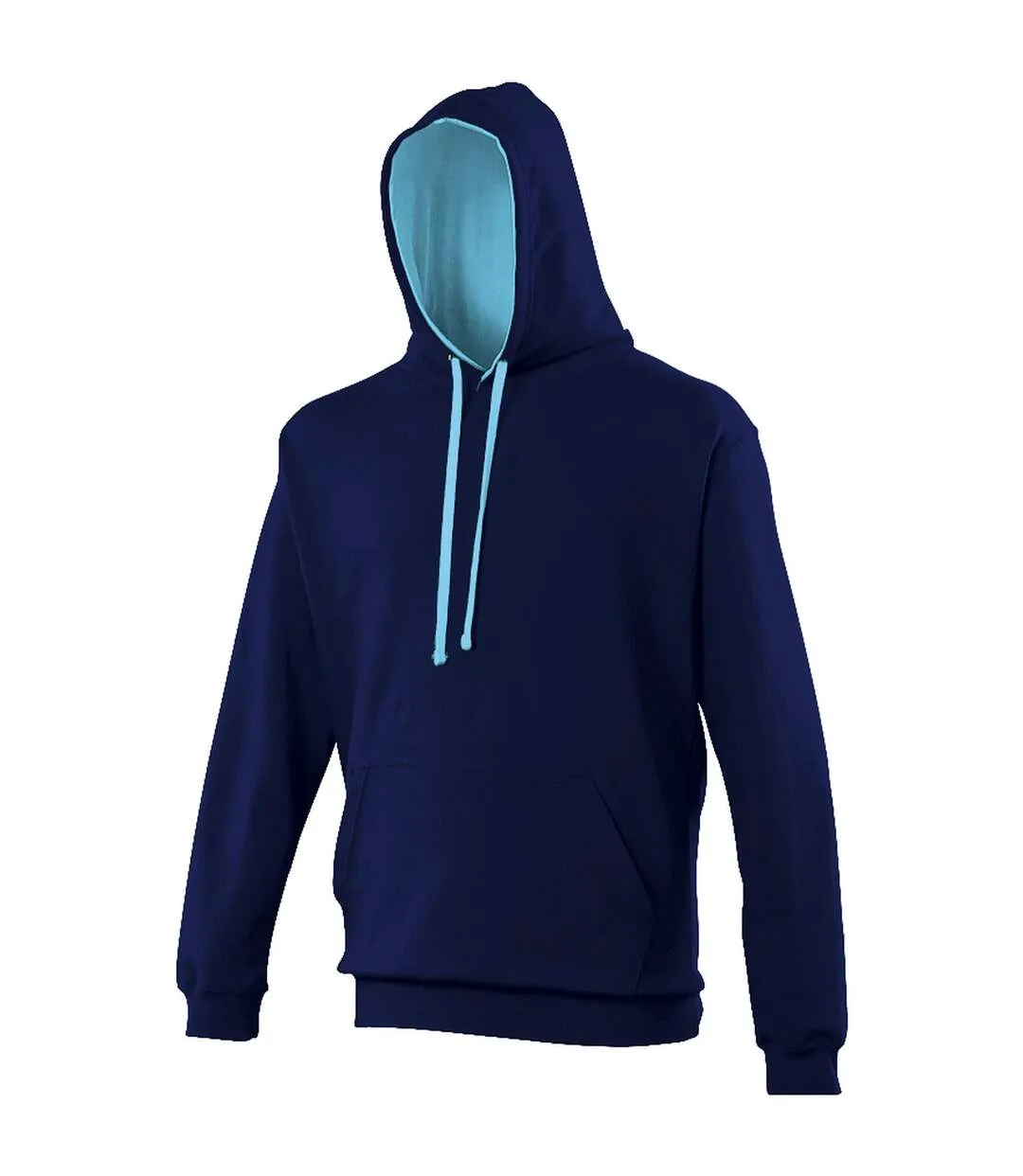 Sweatshirt varsity homme bleu ciel/ blanc Awdis