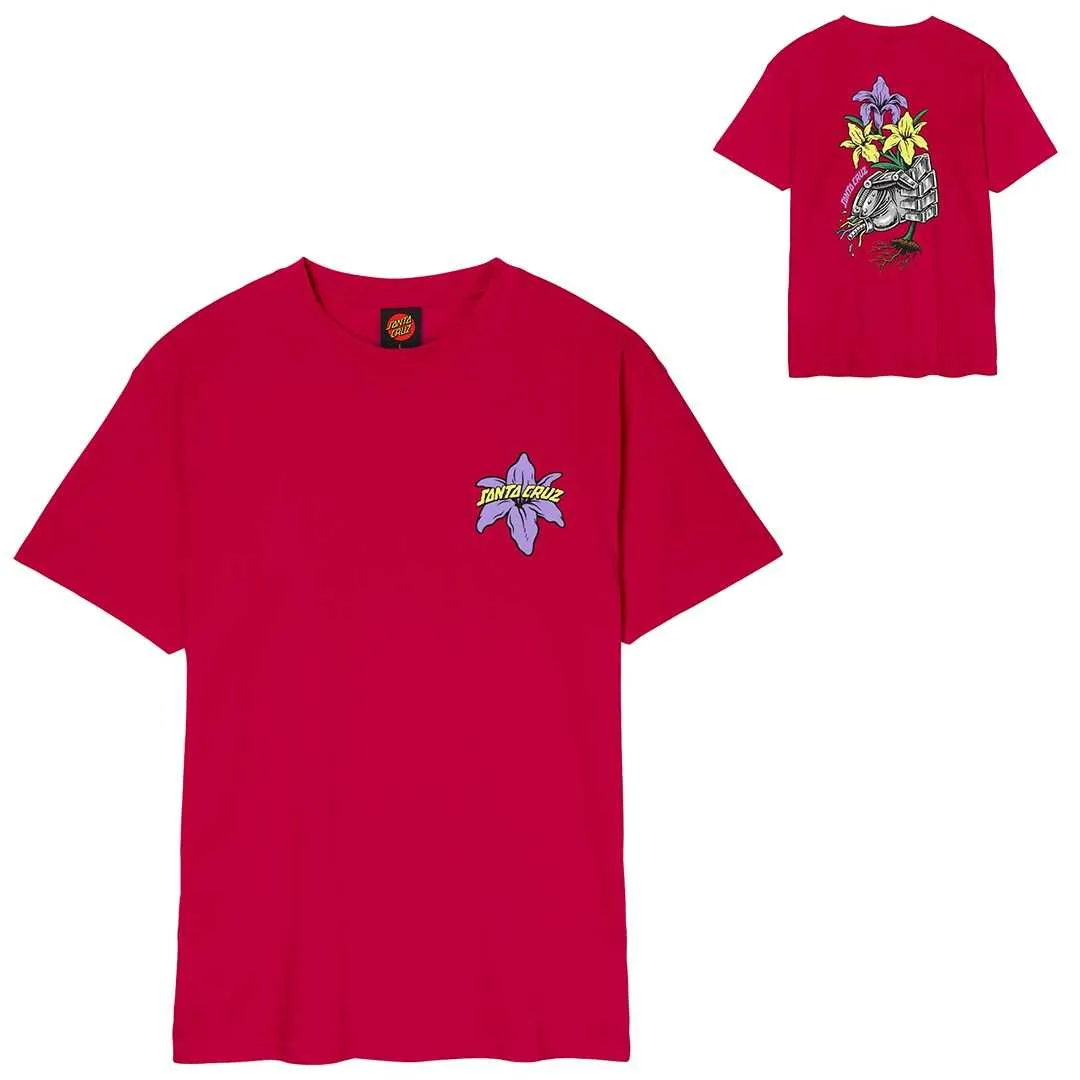 T-shirt : SANTA CRUZ WOOTEN BIONIC TEE Port - Bamboo Skateshop