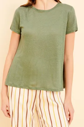 T-shirt manches courtes en lin - XS/34