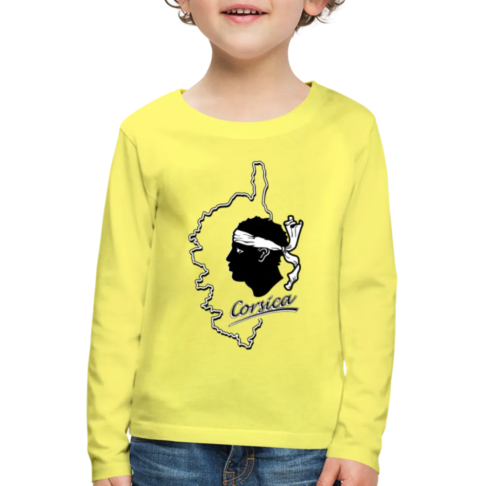 T-shirt ML Enfant Corse & Tête de Maure