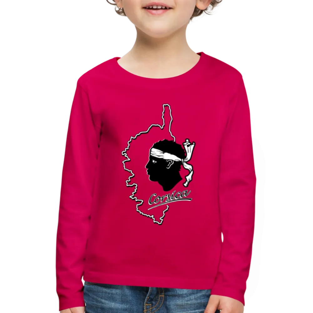 T-shirt ML Enfant Corse & Tête de Maure
