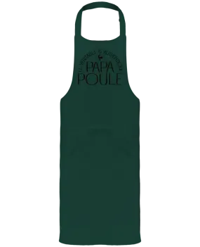 Tablier avec poches Papa Poule par Freeyourshirt.com