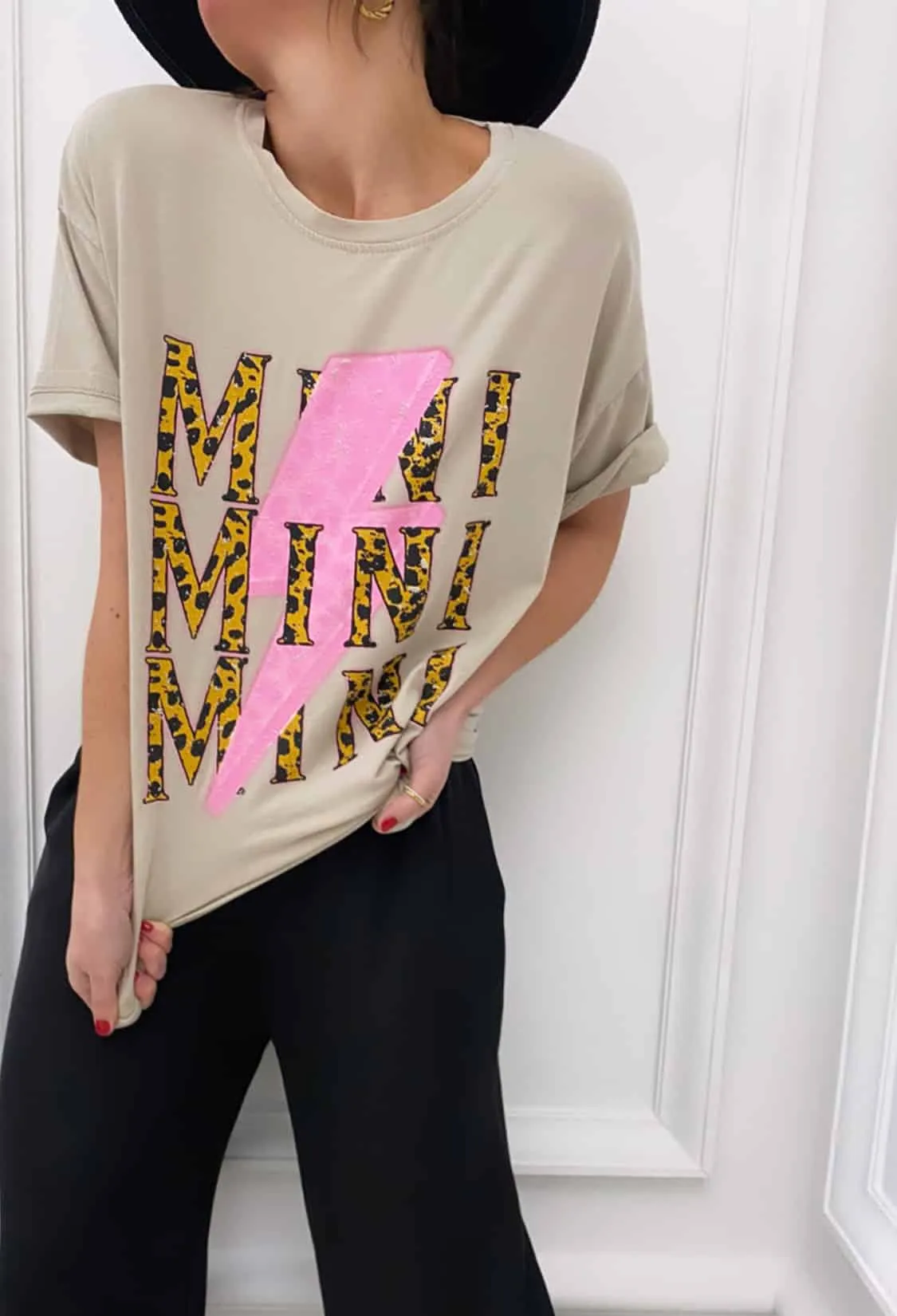 Tee-shirt “MINI” beige